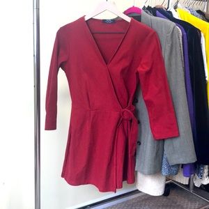 Red Bordeaux dress/shorts